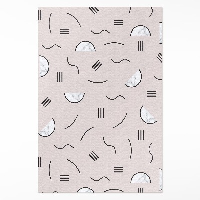 Vinylový koberec Abstraktní tvary styl boho