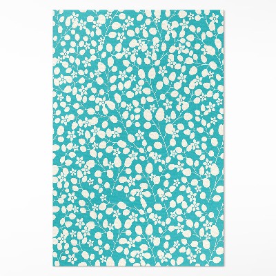 Vinylový koberec Kompozice divokých květin a listů