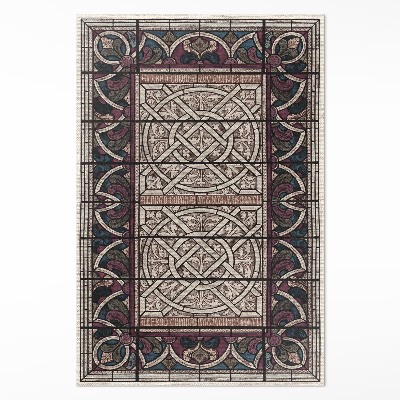 Vinylový koberec Sir Digby Wyatt gotický ornament