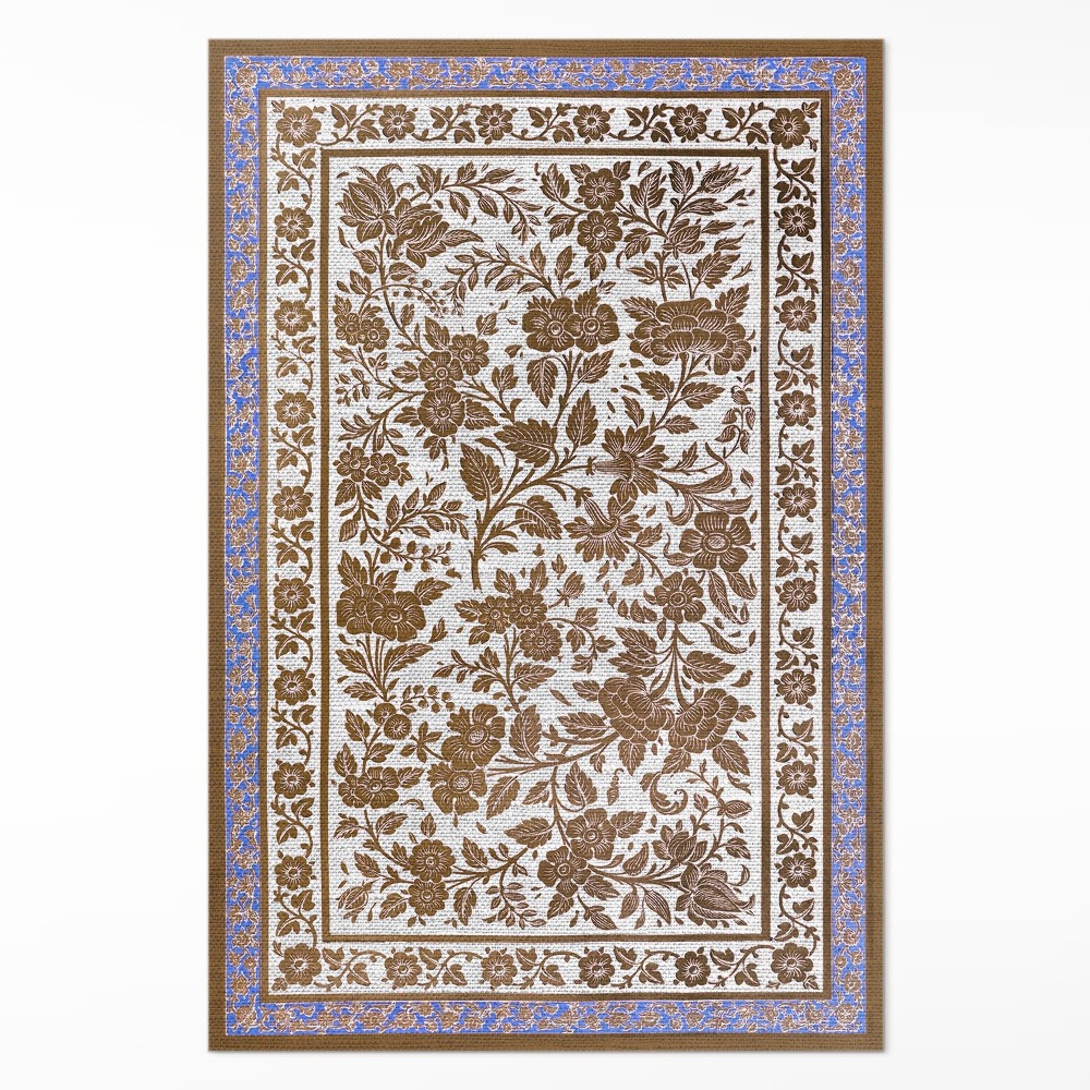 Vinylový koberec Sir Matthew Digby Wyatt botanický vzor