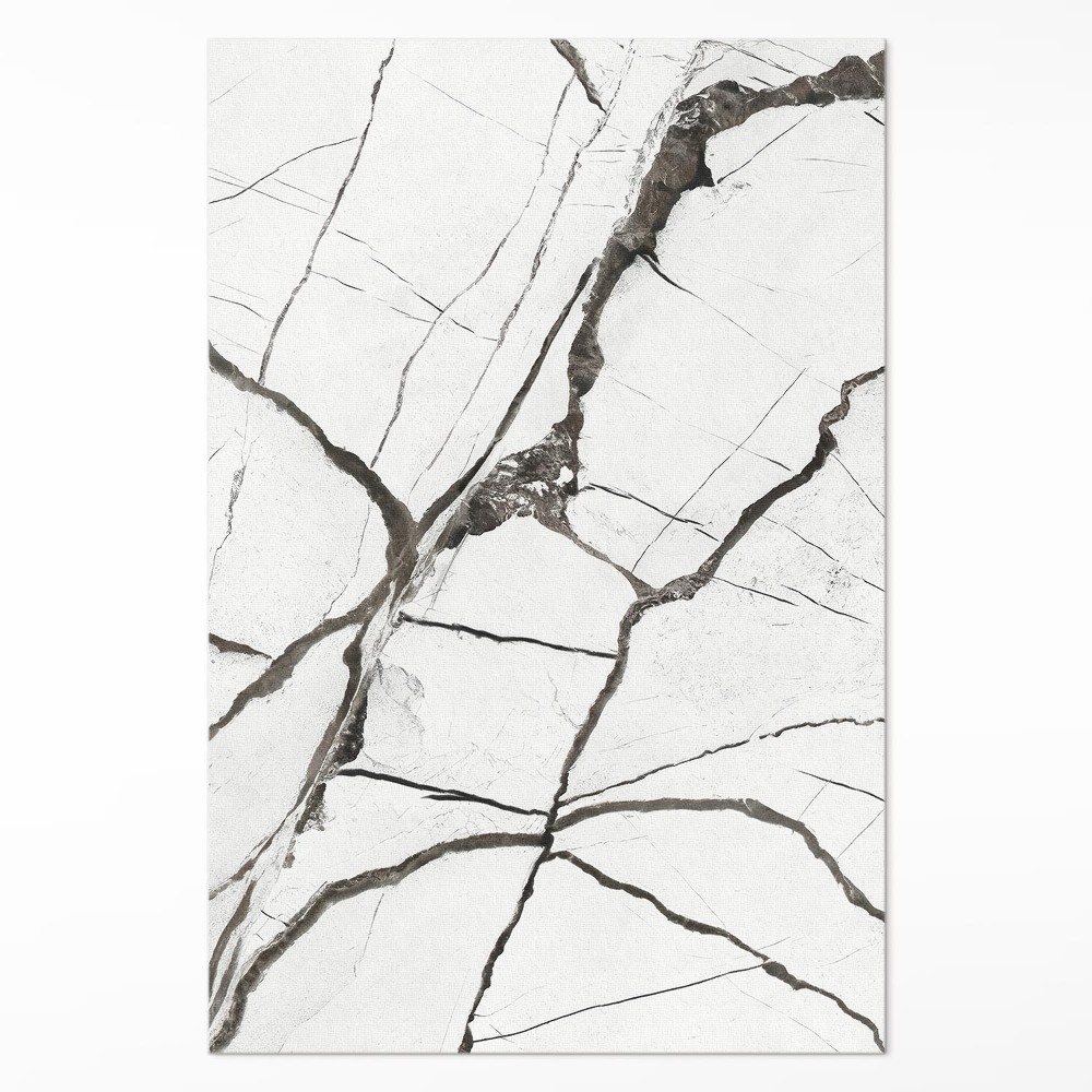 Vinylový koberec Světlý popraskaný kámen mramor