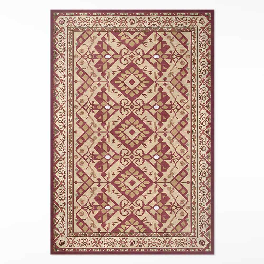 Vinylový koberec Ozdobný vzor ve starém vintage stylu