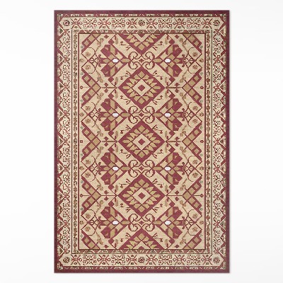 Vinylový koberec Ozdobný vzor ve starém vintage stylu