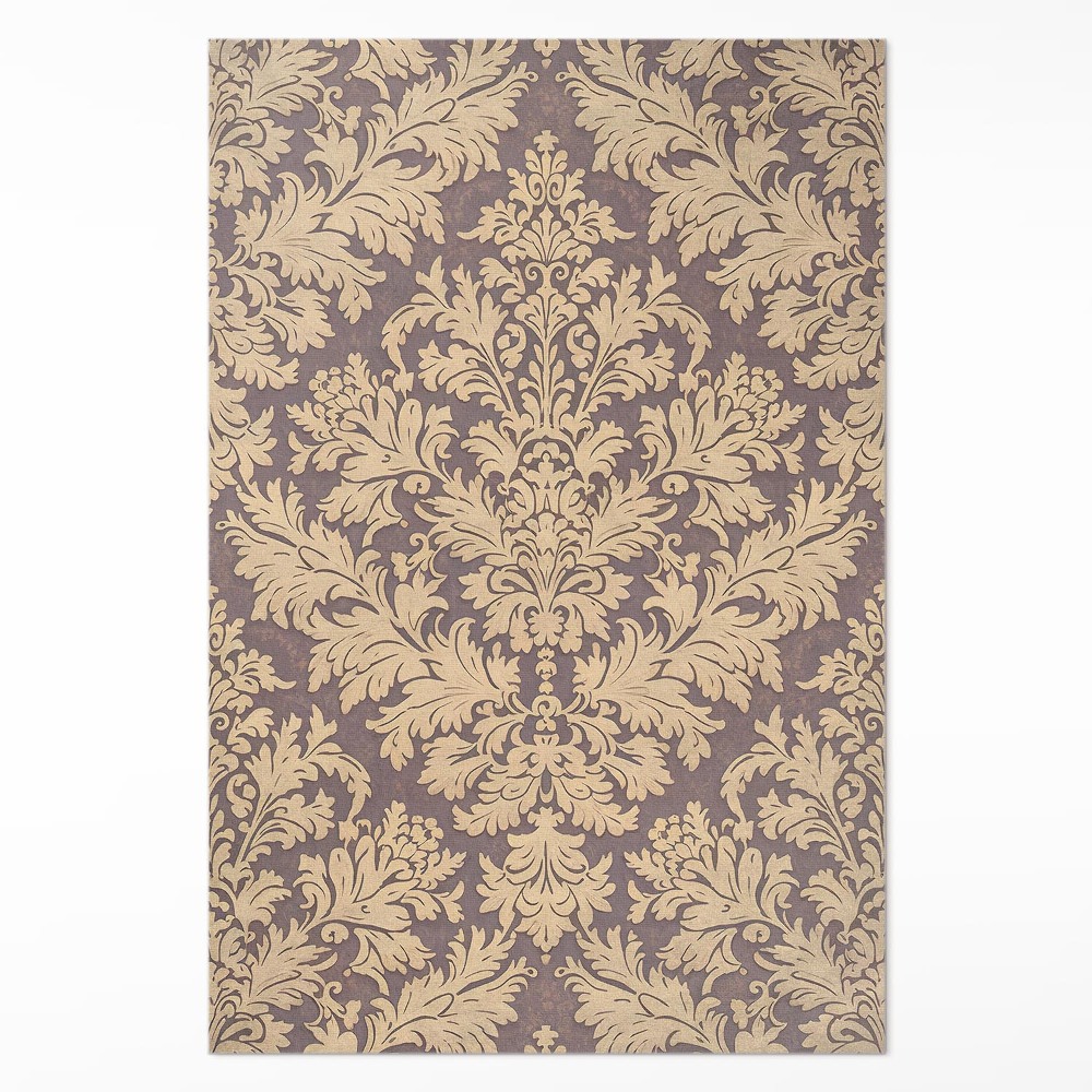 Vinylový koberec Bohatý rostlinný ornament elegantní vintage