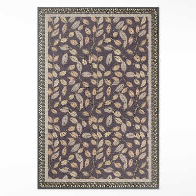 Vinylový koberec Podzimní listí vegetace vintage