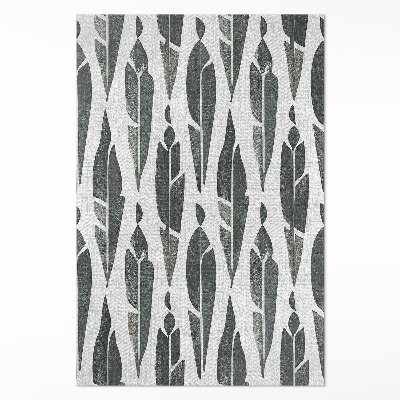 Vinylový koberec Malovaná indiánská pírka boho vintage styl