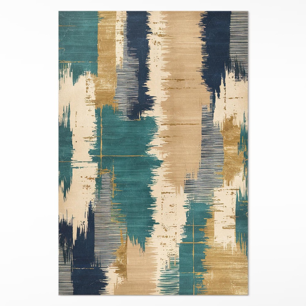 Vinylový koberec Abstraktní skvrny stopy opotřebované barvy