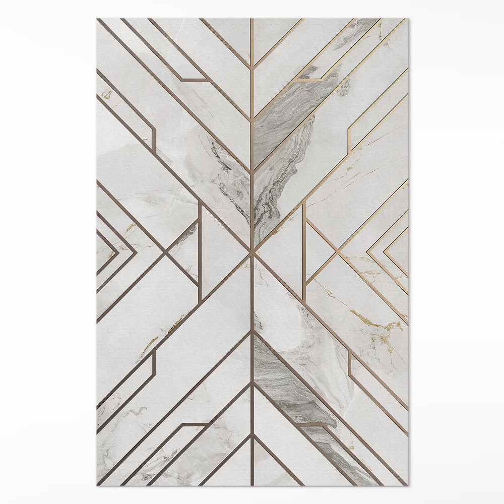 Vinylový koberec Moderní světlá mozaika kamenných dlaždic