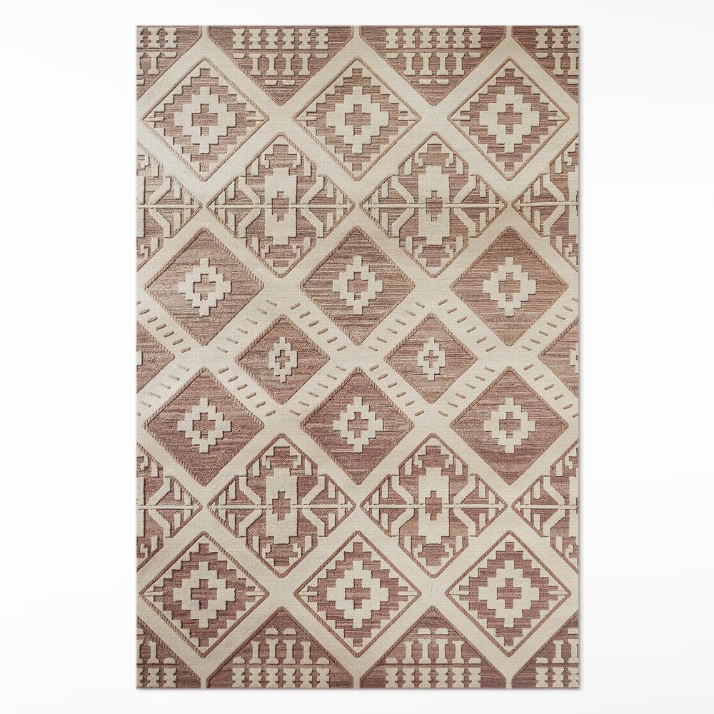 Vinylový koberec Geometrické kompozice v aztéckém stylu