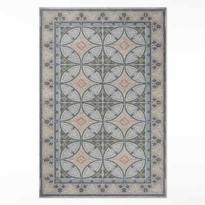 Vinylový koberec Mozaika z keramických dlaždic vintage