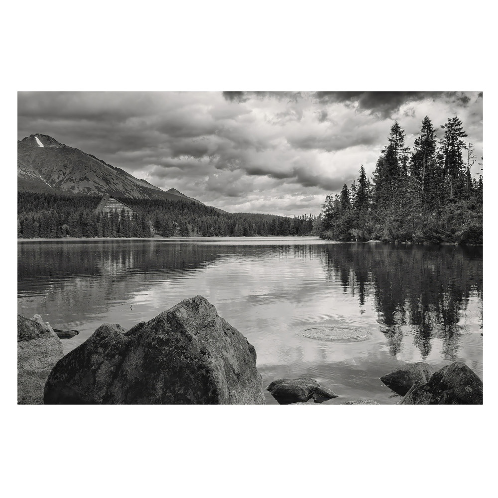 Tapeta do obyvaku Horská krajina jezero stromy