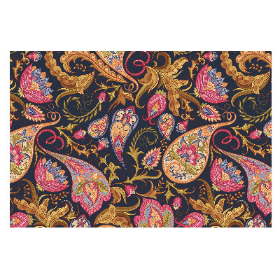 Tapeta do obyvaku Květinový paisley vzor barevný elegantní