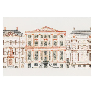 Samolepící tapeta Architektonické klasické fasády