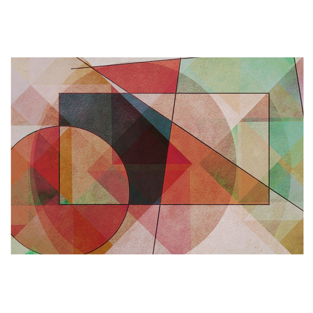 Tapeta na zeď Barevné geometrické tvary, které inspirují