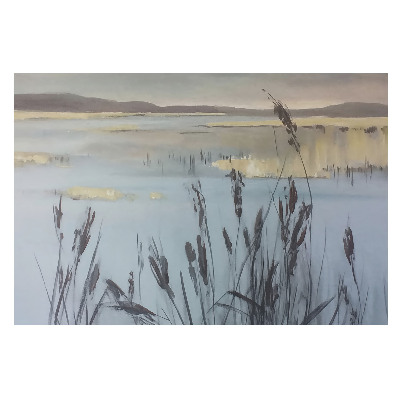 Tapeta Jezero s rákosím, reflexní prostor