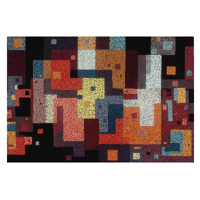 Tapeta do obyvaku Barevná geometrická abstrakce