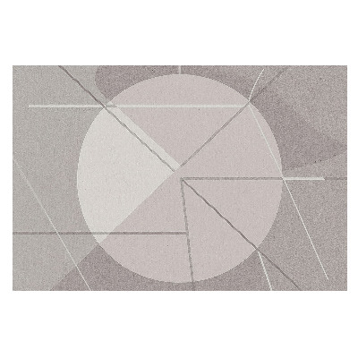 Tapeta do obyvaku Geometrická abstrakce v tlumených barvách