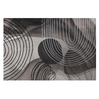Tapeta Geometrické kontrastní čáry šedé