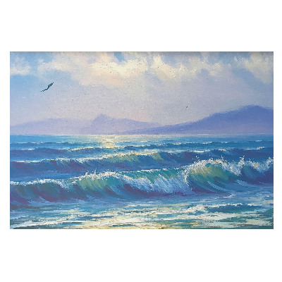 Tapeta Oceánská harmonie vlní hory