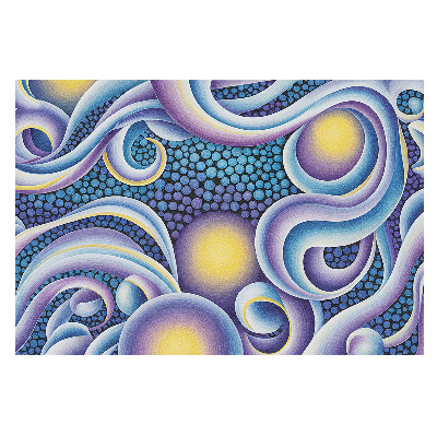 Tapeta do obyvaku Abstraktní barevné víry