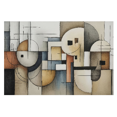 Tapeta do obyvaku Abstraktní geometrické tvary