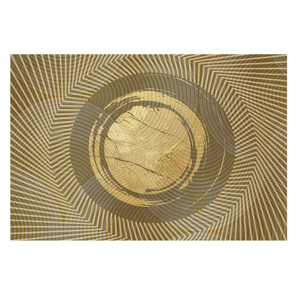 Tapeta na zeď Geometrická abstrakce v odstínech žluté