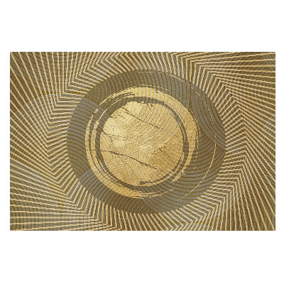 Tapeta na zeď Geometrická abstrakce v odstínech žluté