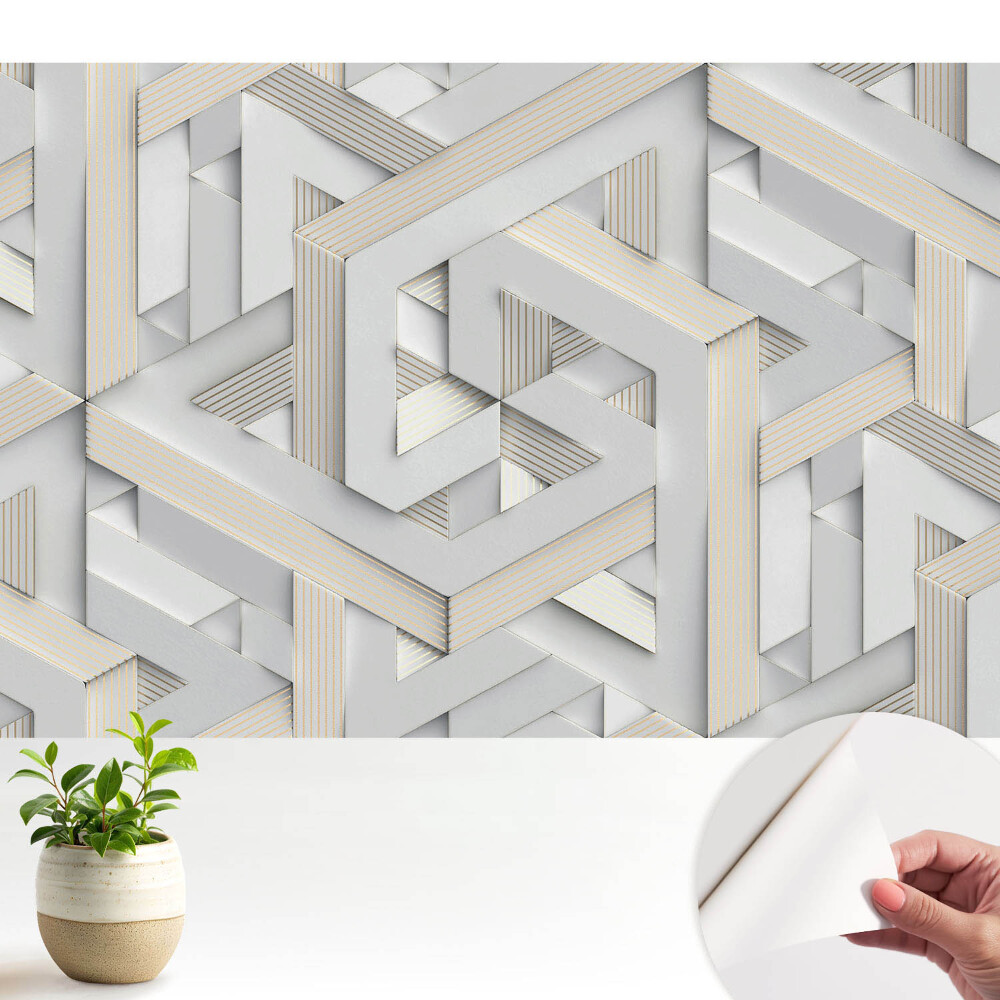 Tapeta Trojrozměrné geometrické tvary