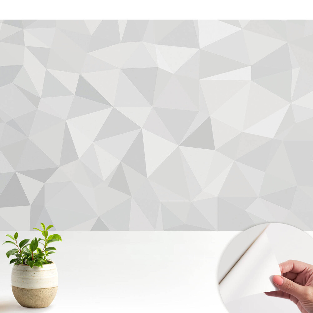 Tapeta na zeď Geometrické šedé odstíny, harmonie minimalismu