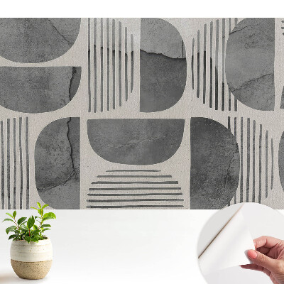 Tapeta do obyvaku Geometrické vzory, minimalistické tvary