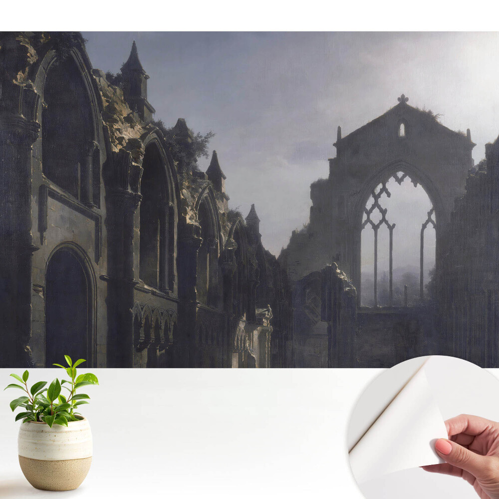 Tapeta do obyvaku Architektonicky symetrická gotická zřícenina