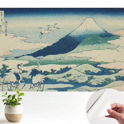 Tapeta do obyvaku Klasická japonská horská krajina.