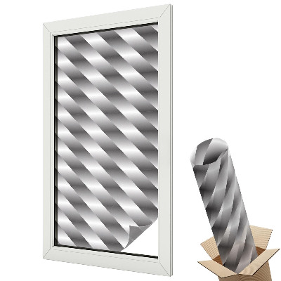 Fólie na okna proti slunci Geometrické pruhy