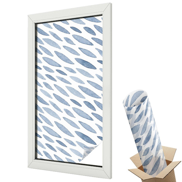 Okenní fólie Modré tahy