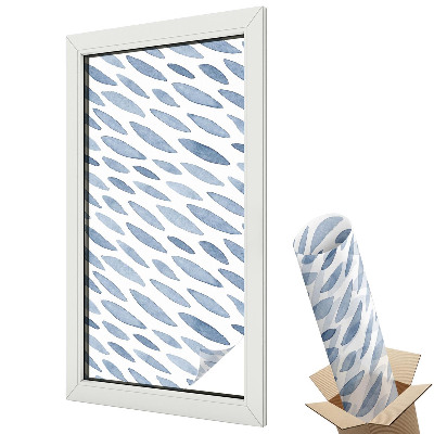 Okenní fólie Modré tahy