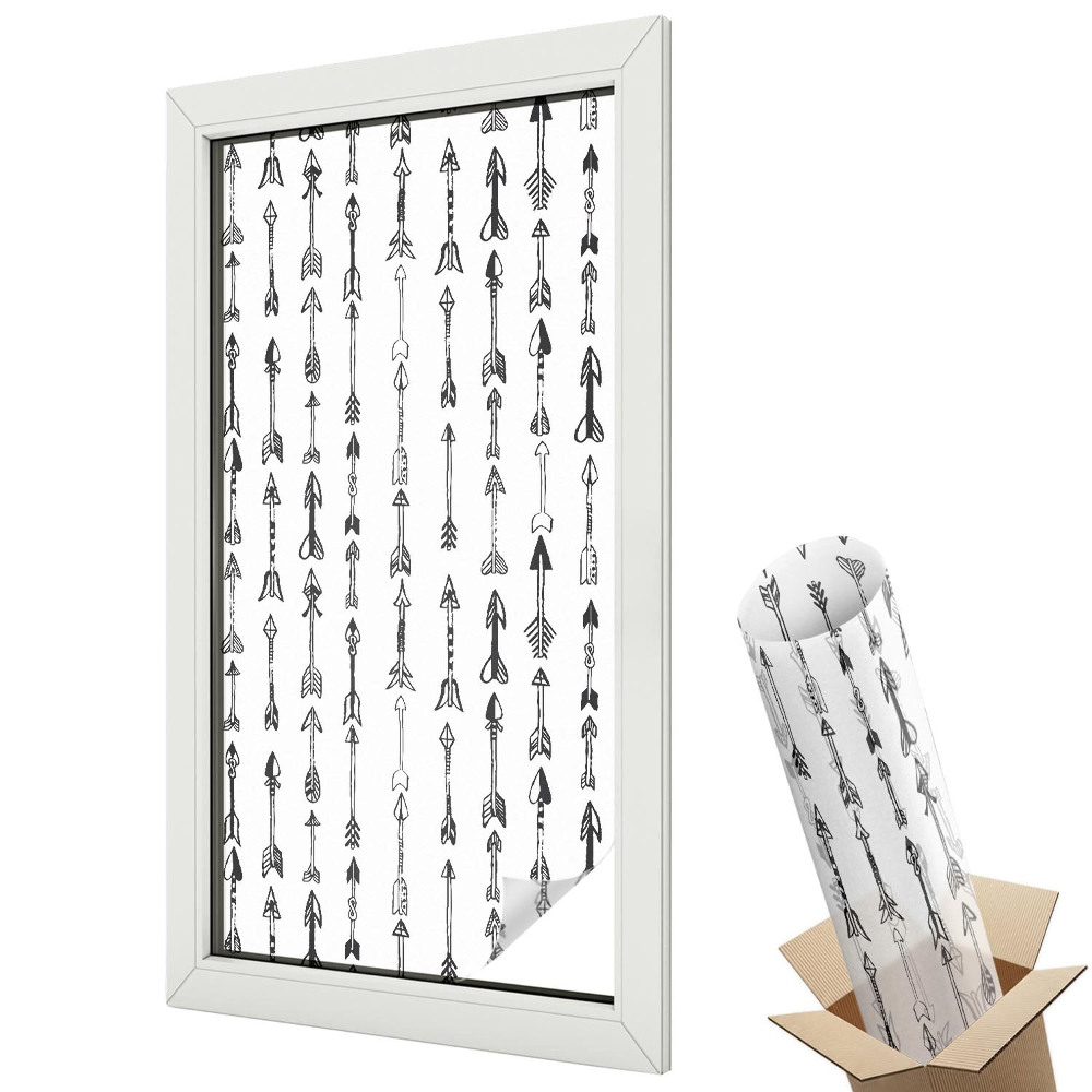 Fólie na okna aby nebylo vidět dovnitř Geometrické šipky