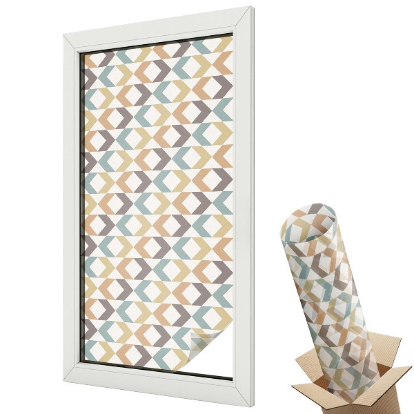 Okenní fólie Geometrické kosočtverce