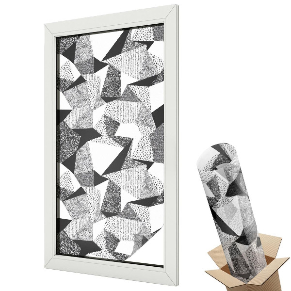 Fólie na okna proti slunci Geometrické obrazce