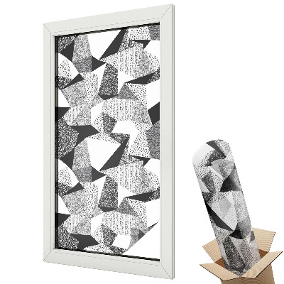 Fólie na okna proti slunci Geometrické obrazce