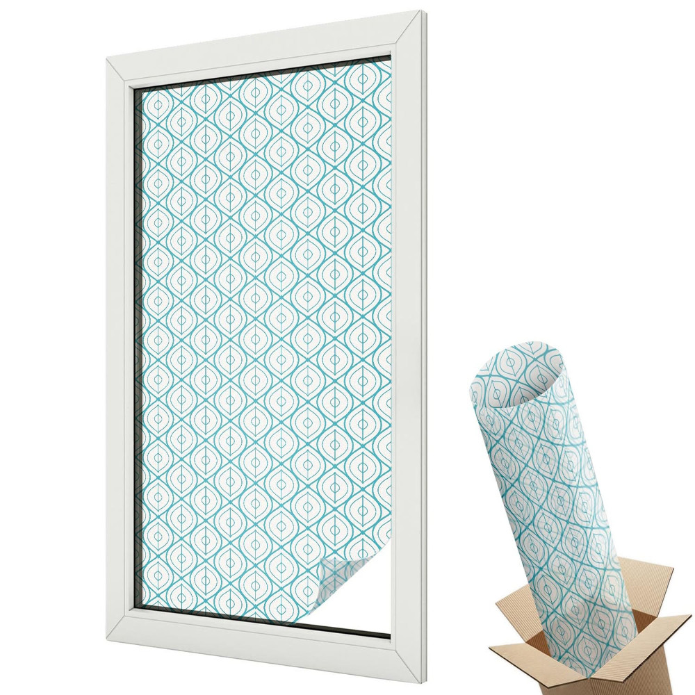 Fólie na okna aby nebylo vidět dovnitř Oválná symetrie