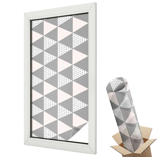 Protipohledová fólie na okna Moderní geometrie