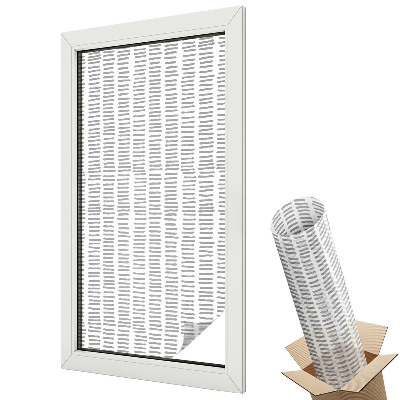 Protipohledová fólie na okna Minimalistické linie