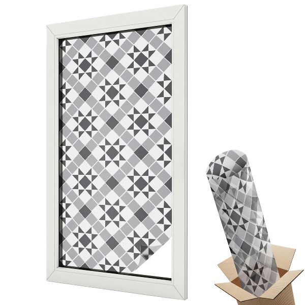 Fólie na okna proti slunci Geometrické vzory