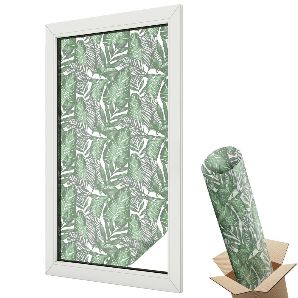 Fólie na okna aby nebylo vidět dovnitř Zelená harmonie