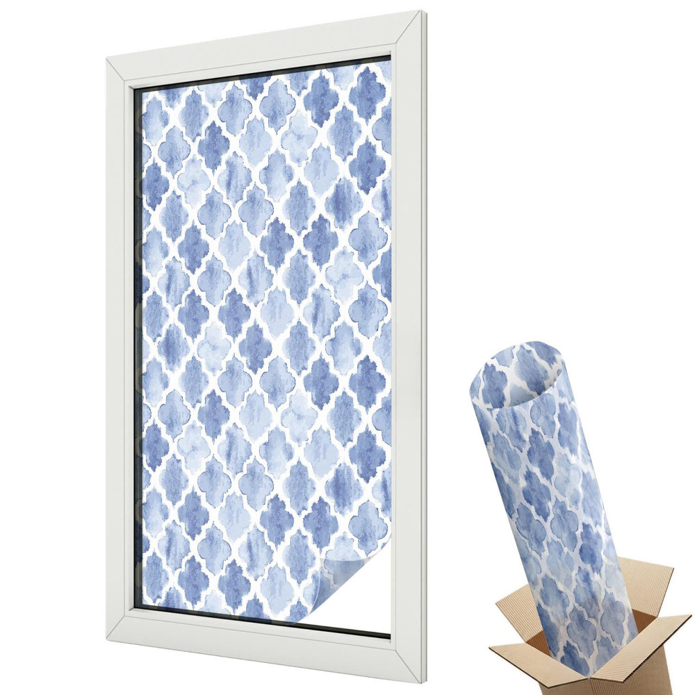 Fólie na okna proti slunci Akvarelová elegance