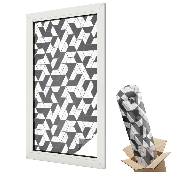 Fólie na okna proti slunci Geometrické iluze