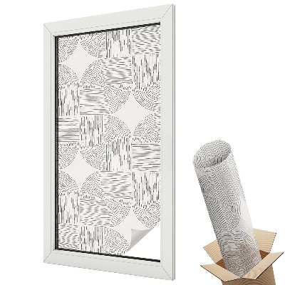 Protipohledová fólie na okna Mírová symetrie