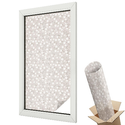 Protipohledová fólie na okna Květinová delikatesa