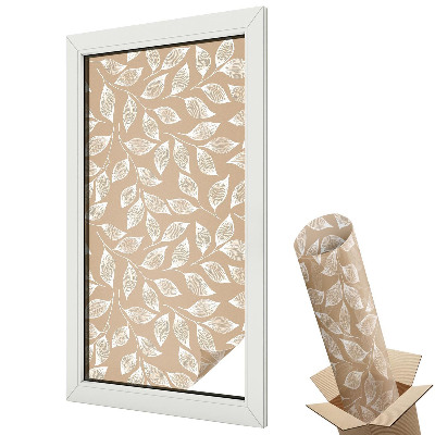 Protipohledová fólie na okna Listy přírody