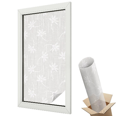 Okenní fólie Květinové vzory